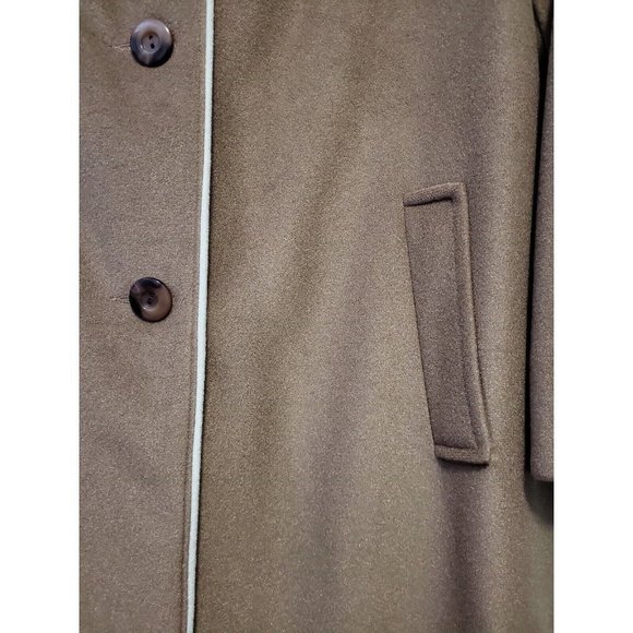 Unbranded  50's Vintage Coat Union Made Brown Size 20 - Picture 5 of 12